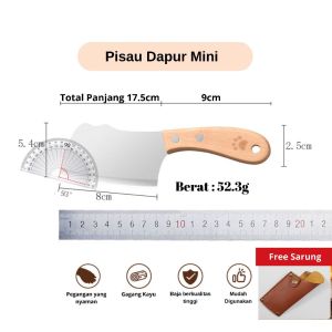 Pisau Dapur Mini Pisau Baja Tahan Karat
