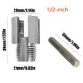 Integrated Internal and External Thread Pipe Threading Tool for 1/2-inch 3/4 PPR Pipes, with Taps and Dies for Thread Cutting Steel. 