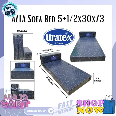 [ON HAND] [ON SALE] [NEW ITEM] [HOT SALE] URATEX AZTA SOFA BED 5 1/2 X30 X73/AZTA/SOFA BED/COMFY BED