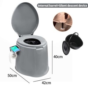 Trove  Toilet Portable Plastic Toilet Duduk Kloset Duduk Portable Lansia Wc Duduk Toilet Jongkok