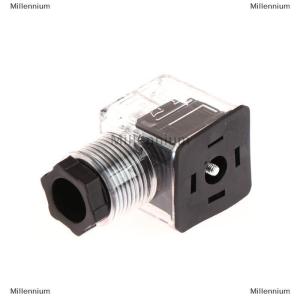 [COD] Millennium 1Pcs DC24 Solenoid Plug Hydraulic Valve Transparent Voltage Universal Accessories