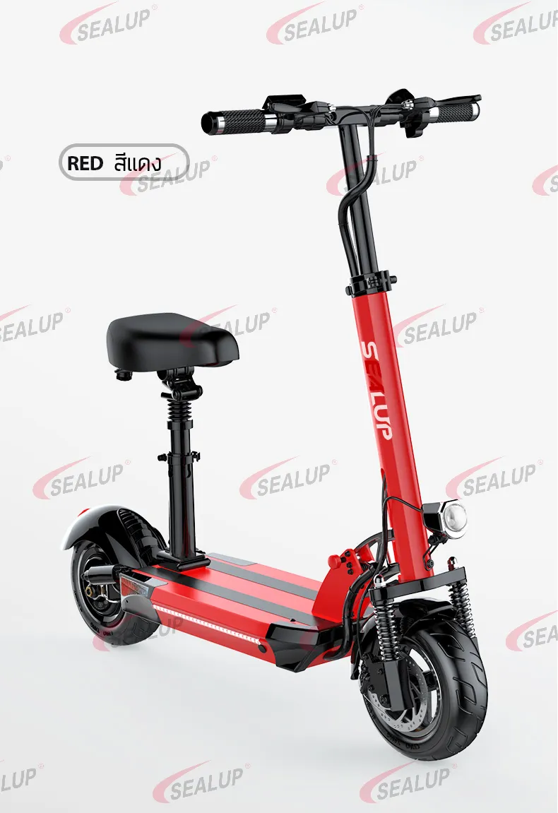 SEALUP Q8 รุ่นซิตี้สกู๊ตเตอร์ไฟฟ้า สกูตเตอร์ไฟฟ้า ผู้ใหญ่พับได้สกู๊ดเตอร์ไฟฟ้าา 48V/500W/1000W กันน้ำ NFC