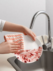 Super Absorbent Kitchen Cleaning Cloth | Thick Dishwashing Towel | Multi-Purpose Cleaning Rag