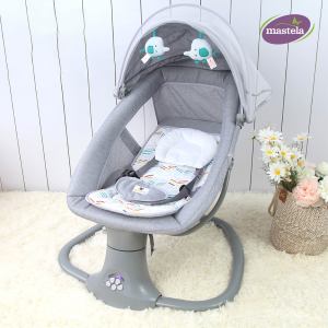 Nôi điện cho em bé sơ sinh - Nôi điện tự động cho bé điều khiển từ xa kết hợp nhạc trắng ru ngủ thư giãn và 5 chế độ đung đưa Mastela 8104/8106