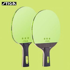 STIGA Table Tennis Rackets PURE Series Professional Grade Single Racket Set With Five Layers Of Pure Wood And High Elasticity Penholding Handshake Paddle