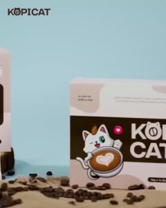 สต็อกพร้อม ของแท้ KopiCat Slimming Coffee - Accelerating Metabolism - Burning Fat Slimming Coffee EXP 7-2026