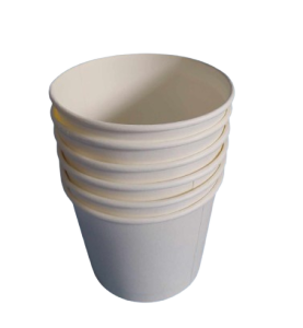 Trigen Paper Bowl 390 cc (Height :4 inches Opening : 4 inches) Available Quantity: (6 Pcs/Set) (12 Pcs/Set) (25 Pcs/Set)
