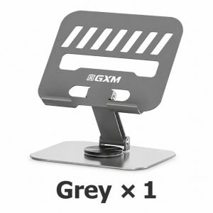 GXM 360° Rotating Phone & Tablet iPad Stand | Foldable Metal Desktop Holder for Tablets up to 13 Inches