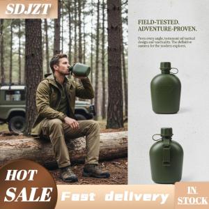 SDJZT Chiến Thuật Chai Nước Quân Sự Duy Nhất Soldier Leakproof Thiết Kế Cho Đi Bộ Đường Dài Cắm Trại Quân Sự Sử Dụng