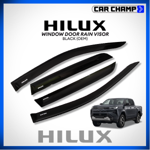 Toyota Hilux / BEV / Conquest 2027 OEM / EXCELLENT Window Door Rain Visor Thailand Quality