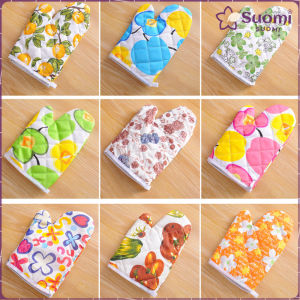 Suomi Cotton Gloves Microwave Heat Resistant Thickened High Temperature Baking Anti-slip Mittens Single Gloves 1pc