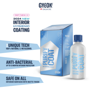 GYEON Q2 PurifyCoat 100ml - Natural & Alcohol-Free Anti-Bacterial Car Care Interior Hygienic Coating