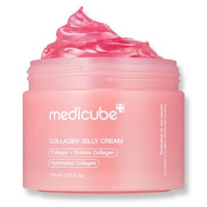 【Genuine Hot】Medicube Collagen Jelly Cream 110ml  Nano Collagen Firm Plump Skin  Niacinamide Brighten Glass Skin  MY Local Stock