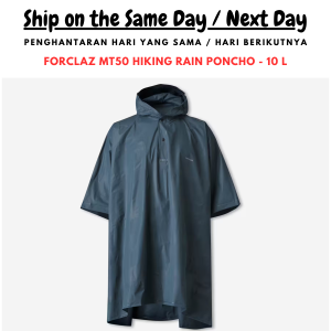 F0rcl@z MT50 10L Adult Rain Poncho / Raincoat For Hiking Adult