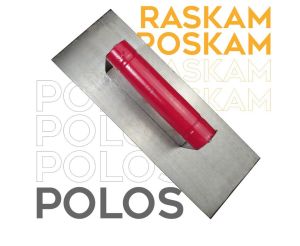 ROSKAM RASKAM 27cm BESI BAJA POLOS / GERIGI PERATA ACIAN / PLASTERING