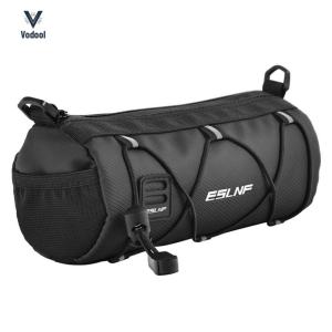 Handlebar Bag Reflective Frame Pannier Bag Mesh Design Portable Shoulder Pack Multi-pocket Multifunctional Triangle Pouch for MTB Cycle [Vodool Shophouse]