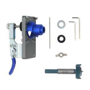 Woodworking 35mm Concealed Hinge Jig Set Hinge Boring Jig Drilling Guide Locator Cabinet Cupboard Hinge Tool