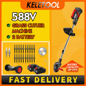 Electric Lawn Mower Cordless Weeder wheels Grass Trimmer Brush Cutter Garden Pruning Tools mesin potong rumput Lawn Mower grass cutter machine gardening tools and equipment grass cutter trimmer tali tahan lasak 割草机 mata tahan lasak