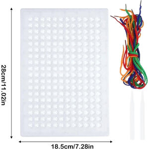 Kids Fine Motor Threading Boards Interactive Early Learning Lacing Toy