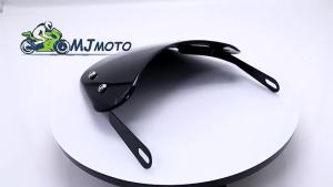 Motorcycle Retro Windshield Wind Deflector for 6.5 to 9.45 Inch Round Headlights Universal Fit