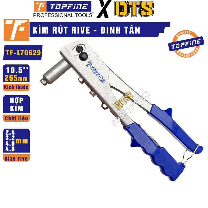 Kìm rút đinh tán chuyên dụng TOP FINE 10.5