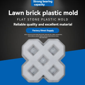 【Stock Ready】40 * 40 *10cm DIY Square Garden Path Concrete Plastic Brick Mold  for walfloorcement brick mold