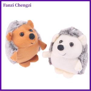 Fanzi Cute Hedgehog Plush Toy Cartoon Animal Pendant Soft Stuffed Doll Keychain Backpack Car Bag Key Ring Decor Kid Gift