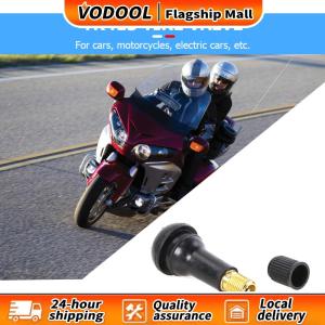 【Vodool】 วาล์วยางดำ TR-413 แบบ Snap In 100 ชิ้น สำหรับยาง Tubeless คุณภาพสูง เหมาะสำหรับการควบคุมอุณหภูมิของเครื่องยนต์