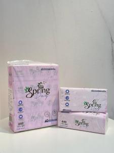 Spring Day 4-Ply Facial Tissue | Thick & Gentle | Tisu 4 Lapis | Sensitive Skin Friendly Spring Day 4-Layer Tissue  | Soft Tisu Muka | Premium Virgin Pulp | Low Dust