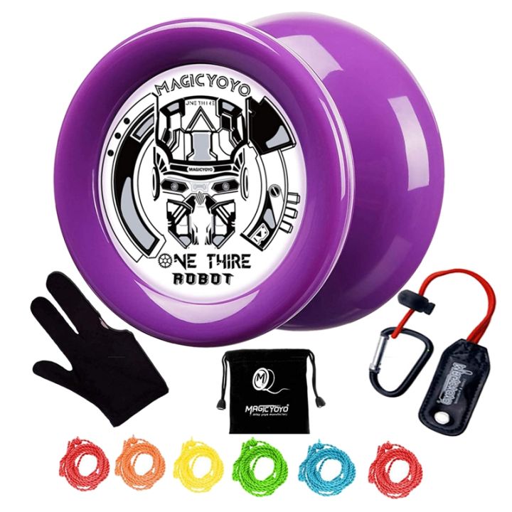 Yoyo Profesional Janasiba – Mariposa De Aleación De Aluminio Con Rodamiento De 10 Bolas, Incluye 10 Cuerdas, Para Jugadores Avanzados