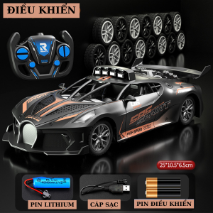 Xe Điều Khiển Từ Xa BUGATTI Siêu Ngầu Pin Sạc Tiện Lợi - Đồ chơi trẻ em  Longkids 350