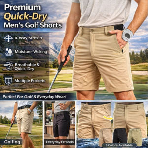 Mens Shorts Golf Shorts Casual Shorts Quick Dry Stretch Business Casual Bermuda Shorts