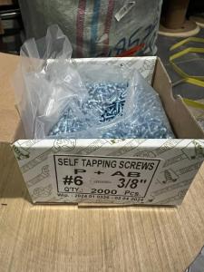 HARGA /DUS P+AB TAPPING SEKRUP KAYU 6x3/8 SEKRUP TAPING KEPALA BULAT