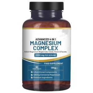 Prowise Magnesium Glycinate Complex 4 in 1 - 2000mg per serving Precise 400mg Elemental Magnesium dose Added Magnesi