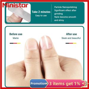 Ministar 1PC Professional Nano Nail Buffer Durable File Shiner Manicure Files Nail