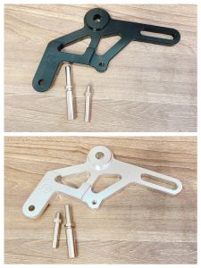 Pát sau quay xuống 45 độ xe Raider/Satria đĩa 220mm ( tặng kèm 2 chốt ) màu đen và màu trắng