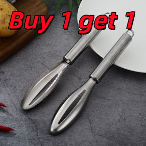 Buy 1 get 1 Stainless Steel Fish Scaler Scraping Fish Scaler Kitchen Gadgets Fish Scaler Tool Fish Scaler Knife
