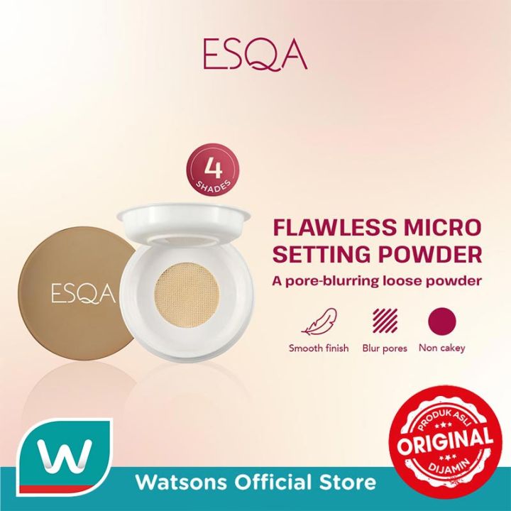 Esqa Flawless Micro Setting Powder Caramel 12g