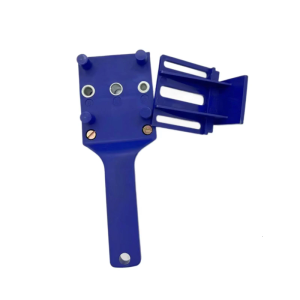 Convenient Portable Hole Punch For Woodworkers Featuring Sturdy Plastic Construction And Easy Operation Drill Guide