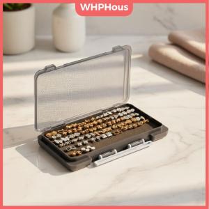 WHPHous Rings and Earrings Jewelry Organizer Tray With Cover Large Capacity Storage Display Box For Women Bedside Home Organizer