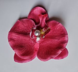 Kẹp Tóc Hoa Lan Hồ Điệp Nhiều Màu Sắc Đẹp Ngọt Ngào Tiểu Thư Hàn Quốc Đi Biển Hot Trend Orchid Handmade