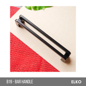 Etivo B19 Pull Bar Handle Black | Tarikan Laci Hitam | Gagang Pintu Lemari
