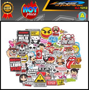 STICKER PACK LAPTOP HP KACA KULKAS / STIKER HOLOGRAM / STICKER AESTHETIC