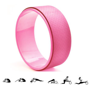 12" Yoga Wheel Circle Waist Shape Bodybuilding Pilates Gym Workout Back Training Model