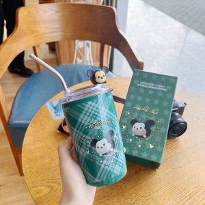 Mug Tumbler Sanrio Stainless Steel Ukuran 500ml Free Boneka & Sedotan Stainless 2335 - 1283 - SS