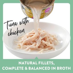 Schesir Cat Natural Style Canned Wet Food in Broth 85g - 100% Natural Ingredients (4 Recipes)