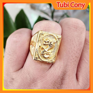 Nhẫn Nam Chạm Rồng Mẫu N275 - 121 Đeo Phong Thủy Bền Màu - Đeo Sang