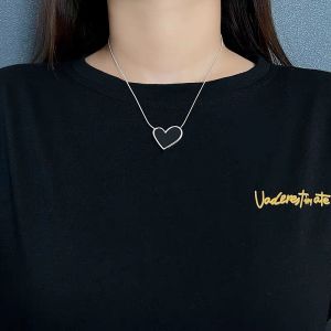 [ Bayar Ditempat ] Kalung Titanium Lapis Emas Anti Karat Asli ori Import / Kalung Titanium Liontin Love Wanita / Kalung Titanium Korean Style