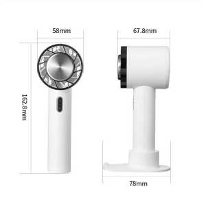 Mini USB Fan Outdoor Portable Air Conditioner 2200mAh Baterai Nirkabel Isi Ulang Kipas Kompres Dingin Genggam Eathtia WX-622 - 7CCF0IWH