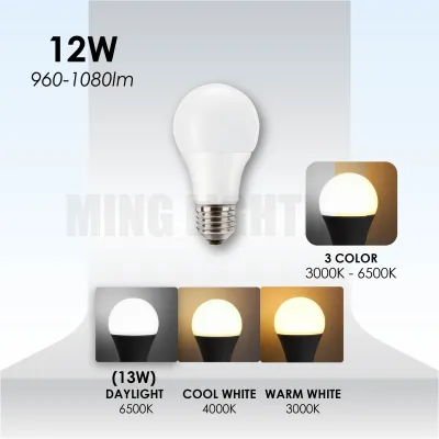 [SIRIM] LED Bulb E27 5W 9W 10W 12W 13W 15W 18W Mentol Energy Saving Lighting Table Lamp Home Ceiling Light Lampu Meja Siling 3 Colors